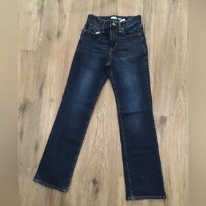Old Navy Dark Blue Straight Leg Jeans